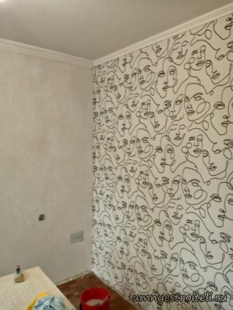 Поклейка обоев в центрально городском районе обои с лицами