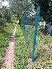 Забор из сетки рабица в городе Макеевка