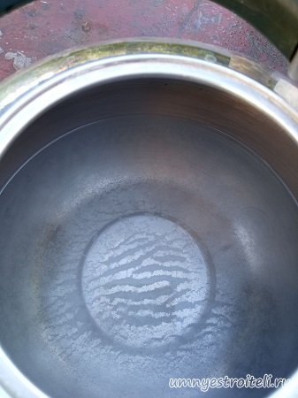 Странный налёт после очистки воды осмосом