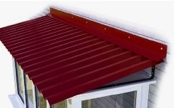 Цена козырьков и крыши на балкон Донецк